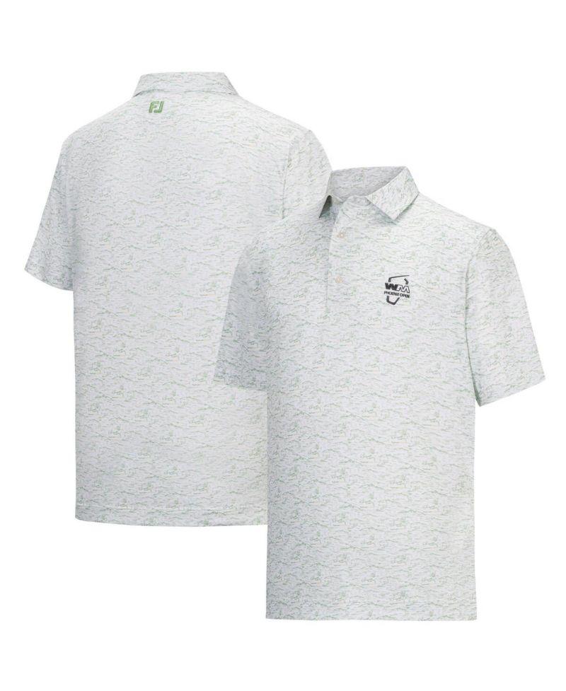 Men's White WM Phoenix Open ProDry All Over Print Polo Shirt