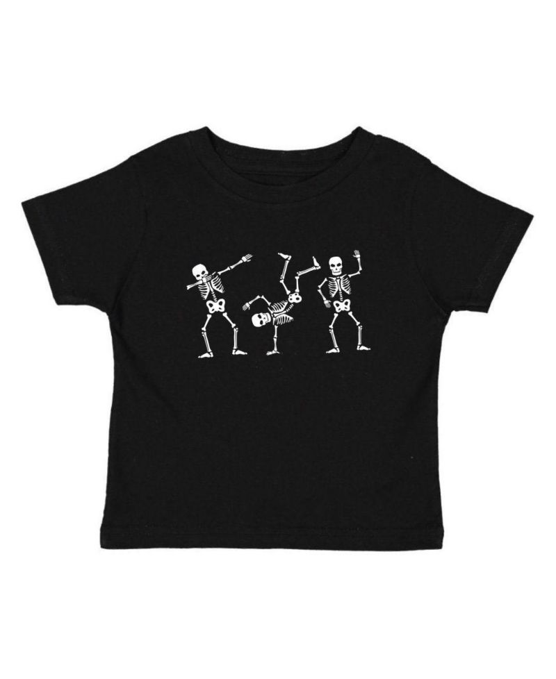 Boys' and Girls' Silly Skelly Glow in the Dark Halloween T-Shirt