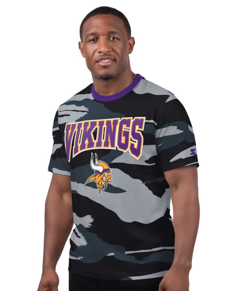 Men's Gray Minnesota Vikings Thursday Night Gridiron T-Shirt