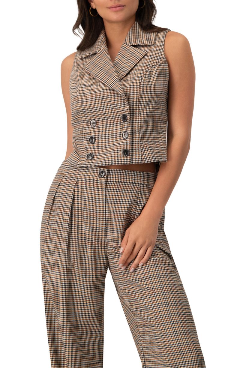 Women's Short Double-Breasted Vest