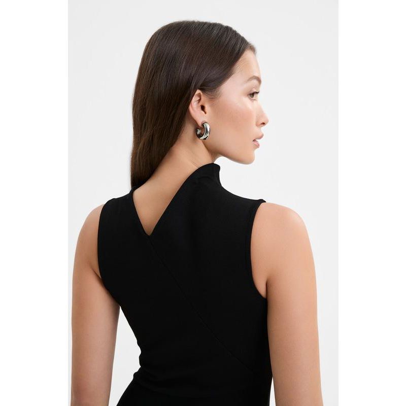 Women's Hutton Fitted Bodice Cotton A-Line Maxi Dress with Side Pocket