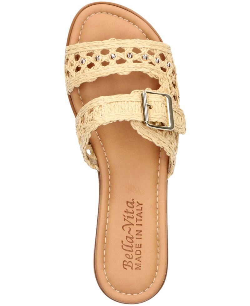 Women's Bar-Italy Slip-On Wedge Sandals