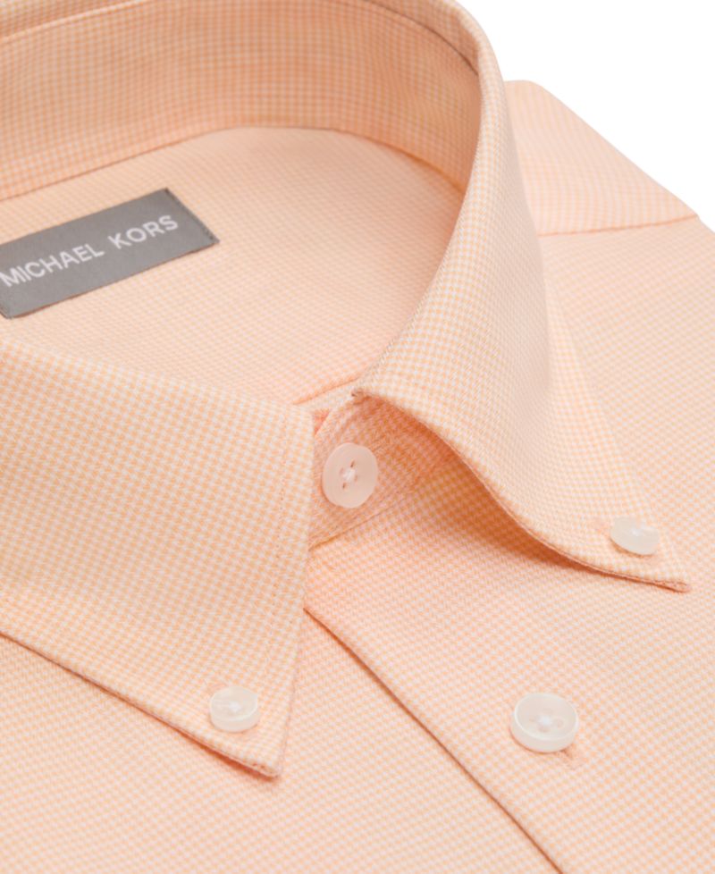 Men's Long-Sleeve Solid Dress Shirt