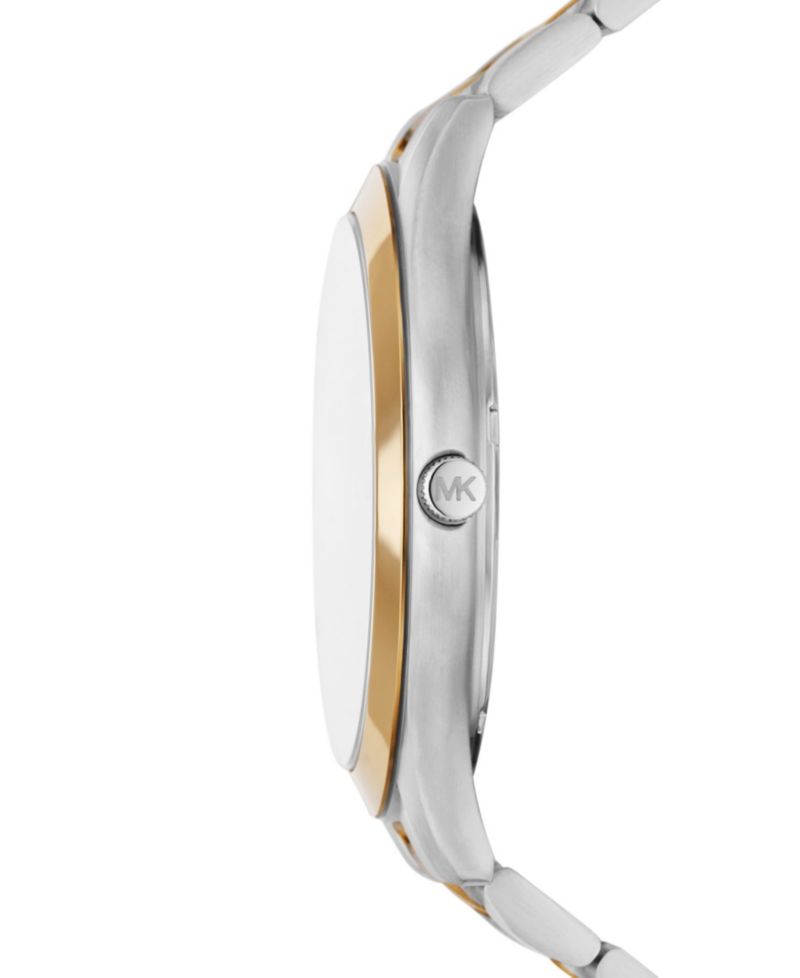 Men's Slim Runway Three-Hand Two-Tone Stainless Steel Watch 44mm