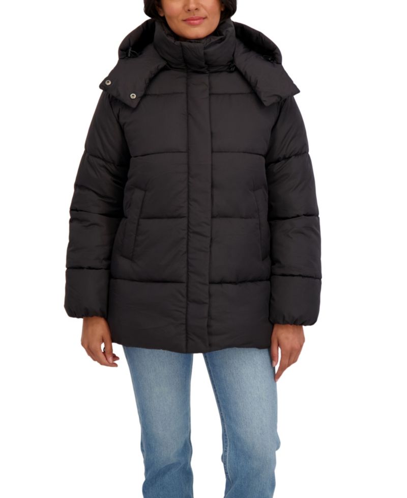 Women's Juniors' 3/4 Puffer Jacket