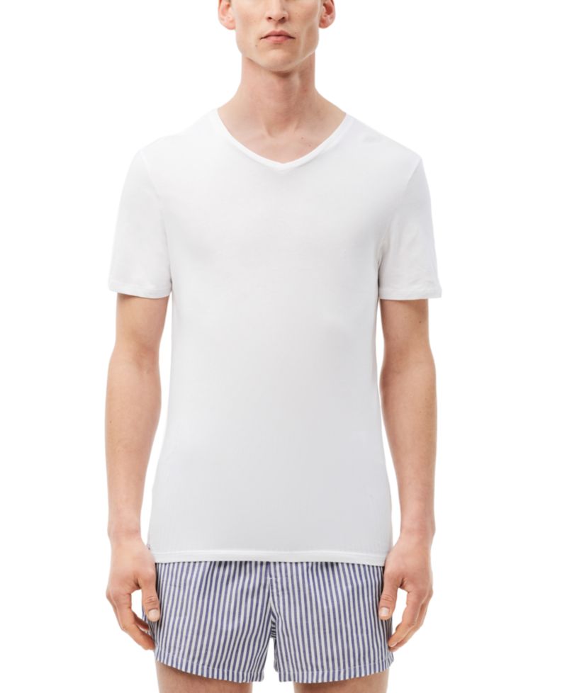 Men's Slim-Fit V-Neck Undershirts, 3-Pack