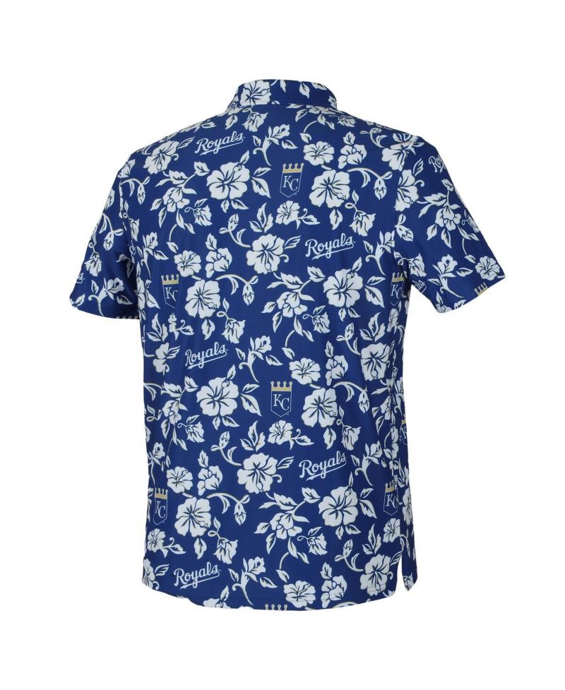 Men's Blue Kansas City Royals Pua Performance Polo Shirt