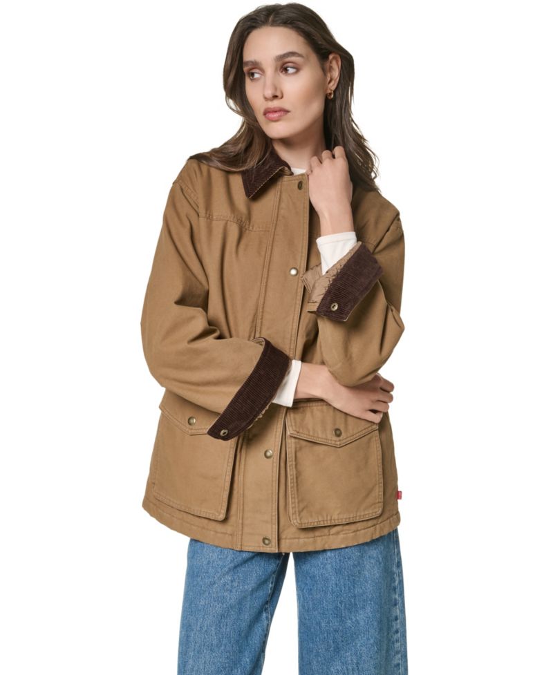 Women's Cinched Waist Barn Jacket