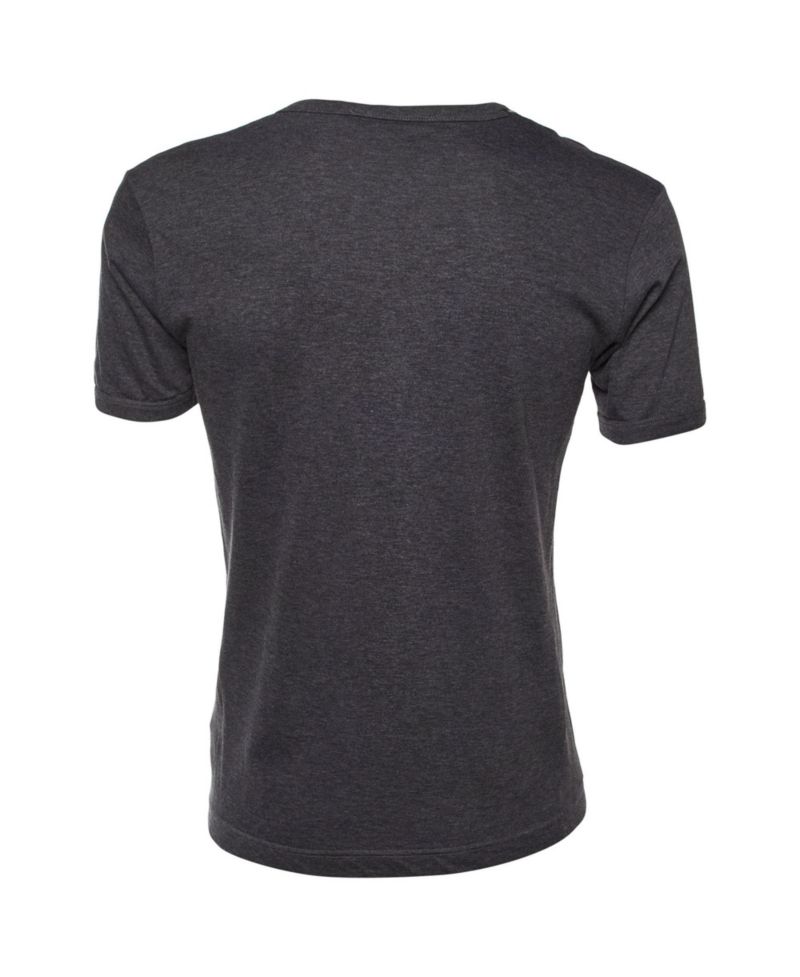 Women's Men's Heathered Cotton V-Neck T-Shirt