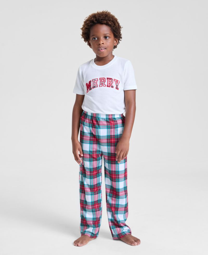 Kids 2T-16 Merry Plaid Pajama Pants