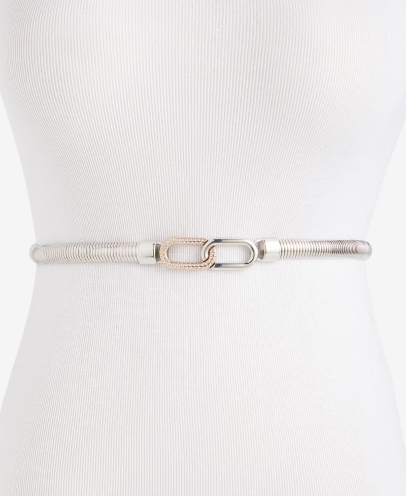 Stretch Cobra Crystal Buckle Belt