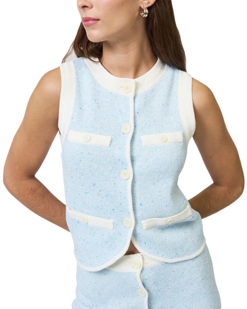 Women's Celeste Tweed Yarn Vest