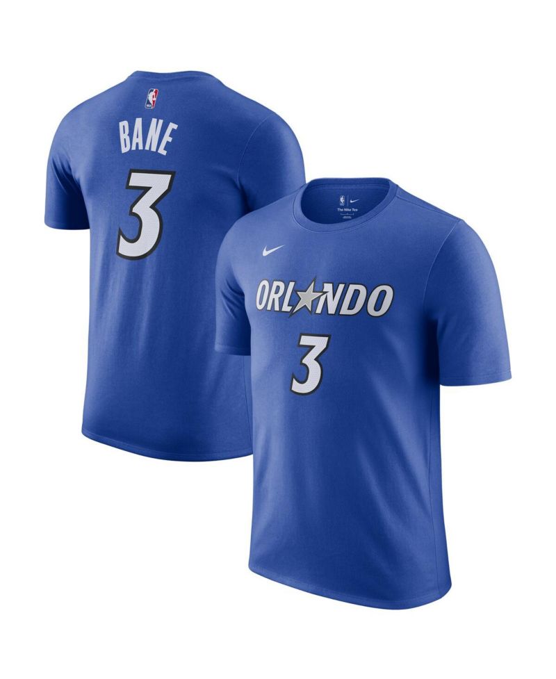 Men's Desmond Bane Blue Orlando Magic Icon Edition Name & Number T-Shirt