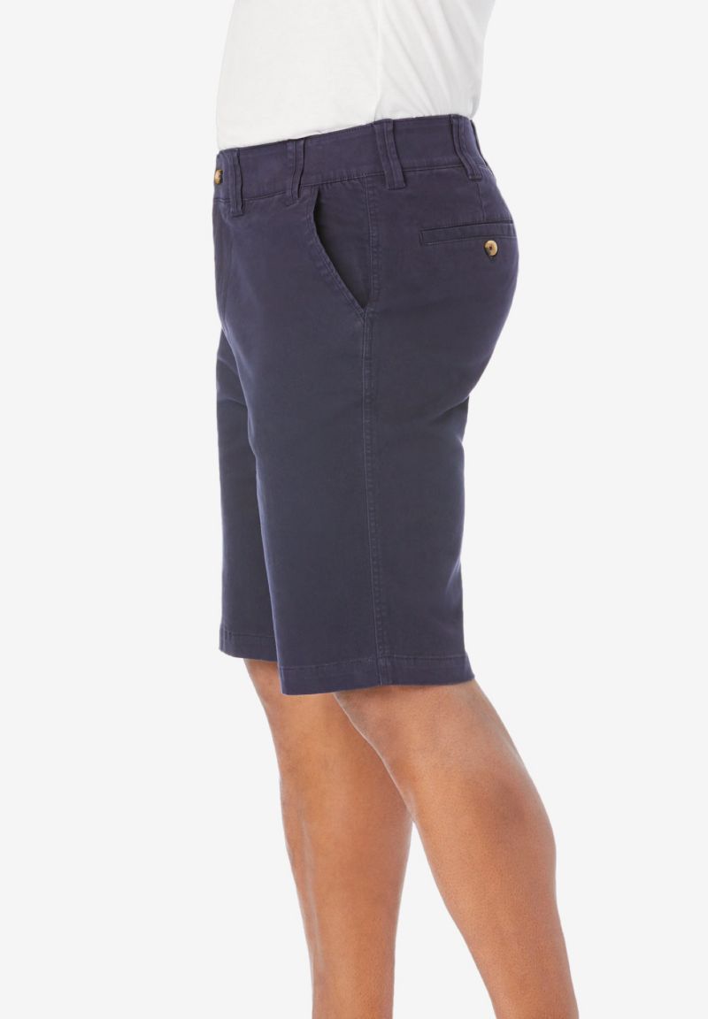 Men's Flex Full-Elastic Waist Chino Shorts