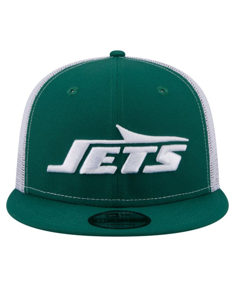 Men's Green New York Jets Core Team 9FIFTY Trucker Snapback Hat