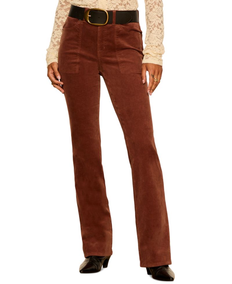 Women's Play Date Corduroy Mid-Rise Bootcut Pants