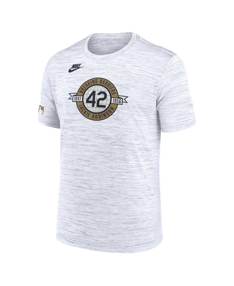 Men's White Brooklyn Dodgers 2026 Jackie Robinson Day Velocity Dri-FIT T-Shirt