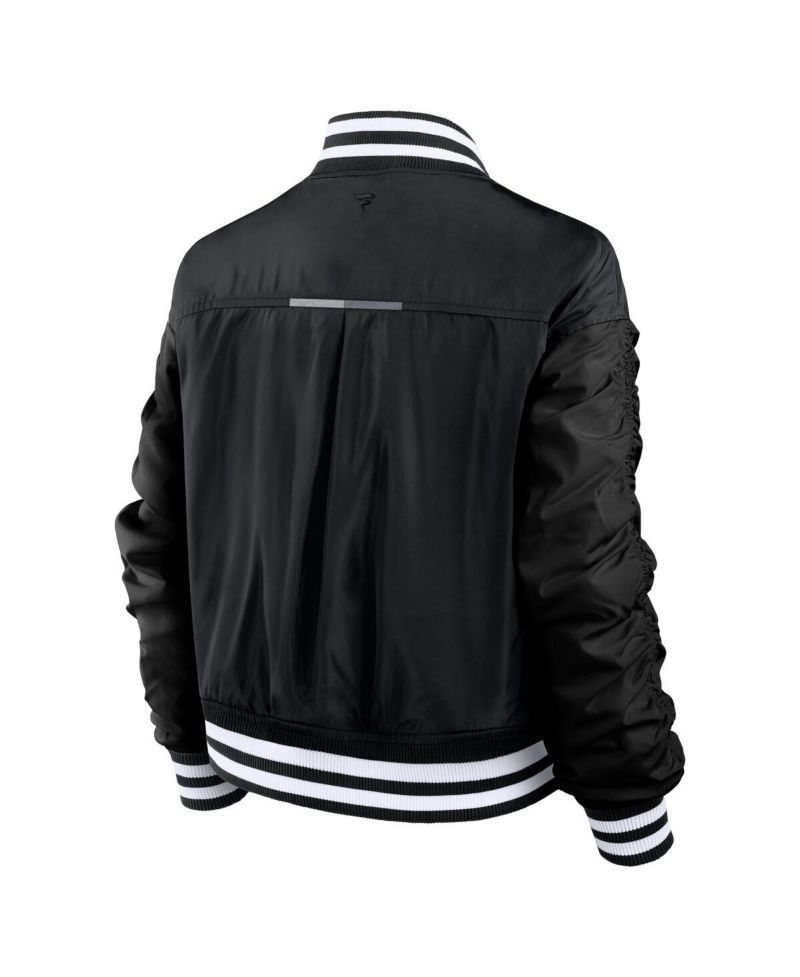 Women's Black Cincinnati Bengals Elements Wave Full-Snap Jacket