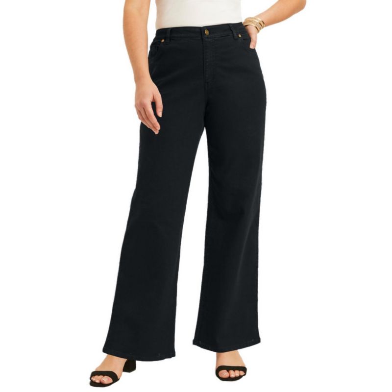 Women's June and Vie June Fit Wide-Leg Jeans