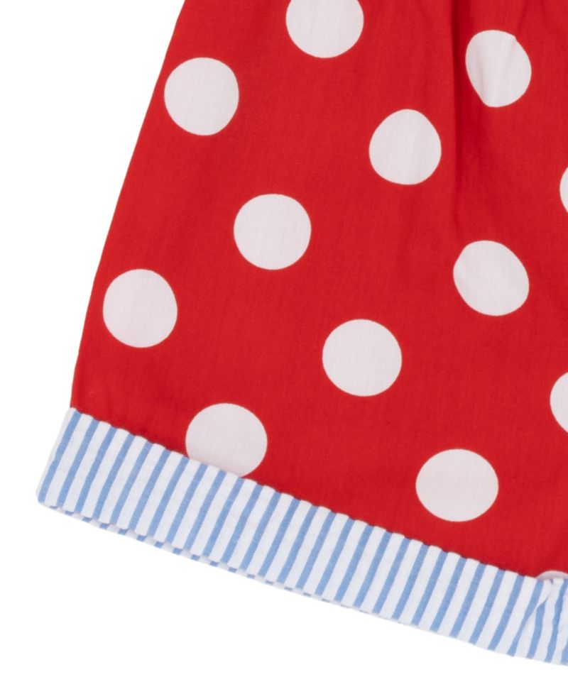 Baby Girls' Flutter Sleeve Top and Elastic Waistband Shorts, 2-Piece Set