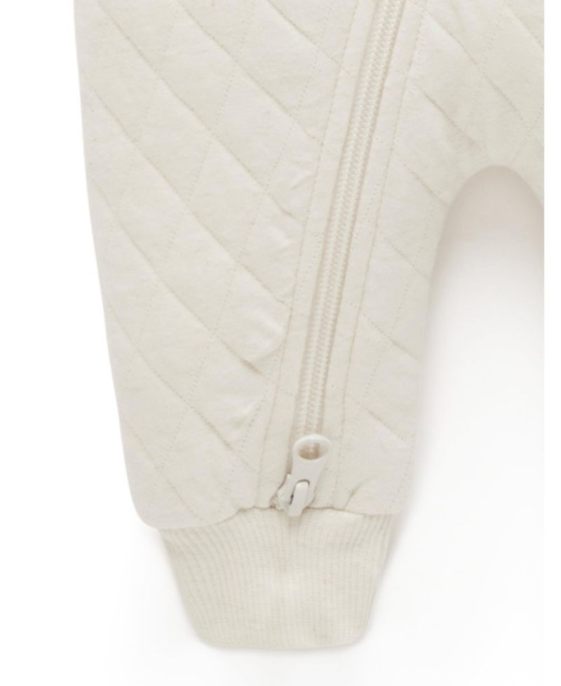 Baby Boy and Baby Girl Quilted Coverall