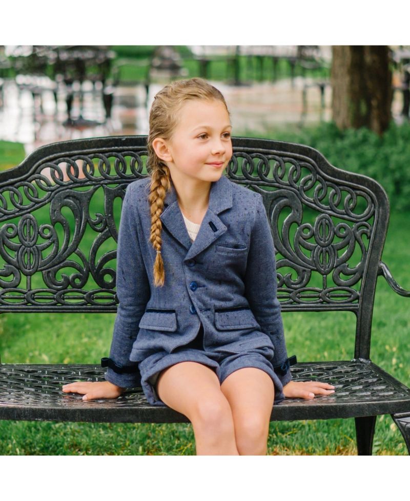 Toddler Girls Hope and Henry Cuffed Fleece Dress Short