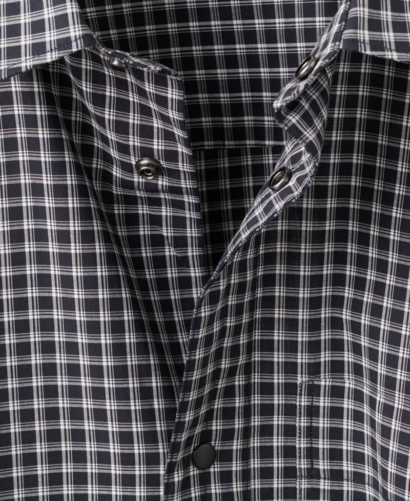 Men's Cotton Relaxed-Fit Check Shirt