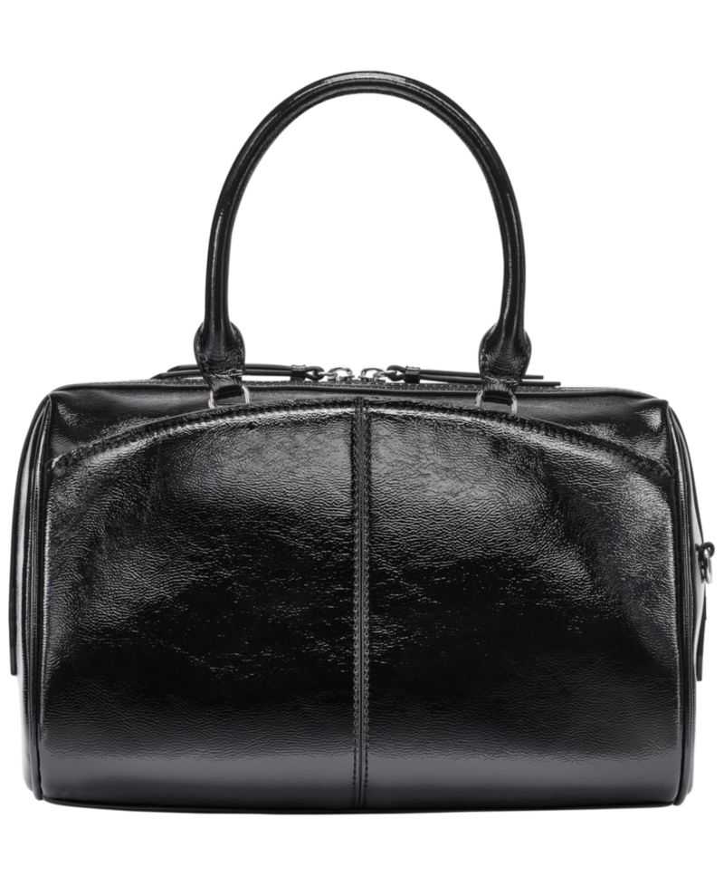 Genevieve Patent Small Satchel Handbag