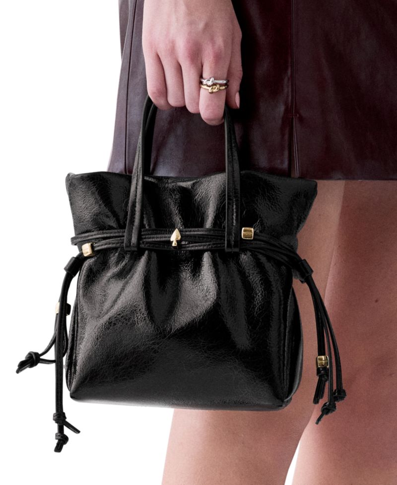 Rio Mini Shiny Leather Tote Bag