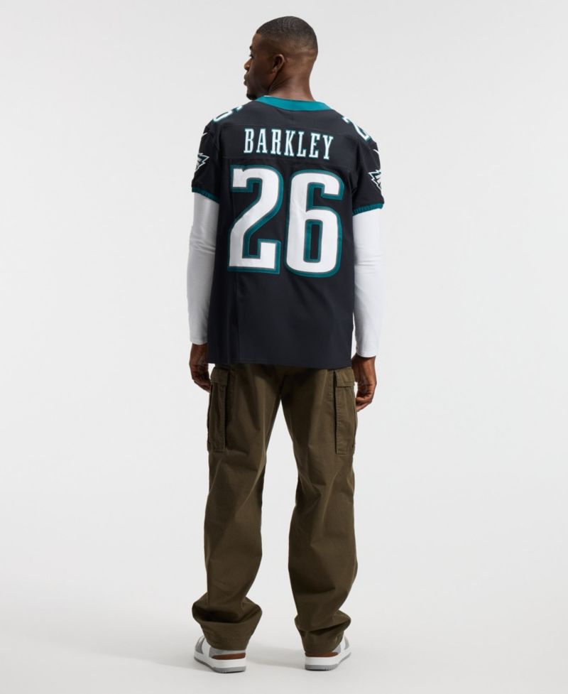 Men's Saquon Barkley Black Philadelphia Eagles Alternate Vapor F.U.S.E. Elite Jersey
