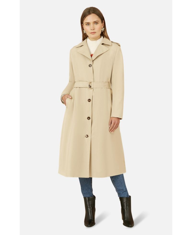 Women's Belted Trench Coat