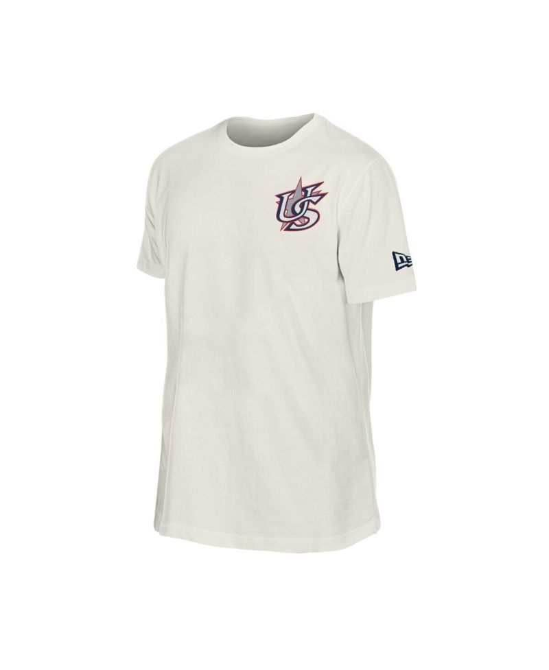 Men's Cream USA Baseball 2026 World Baseball Classic Hot Dog T-Shirt