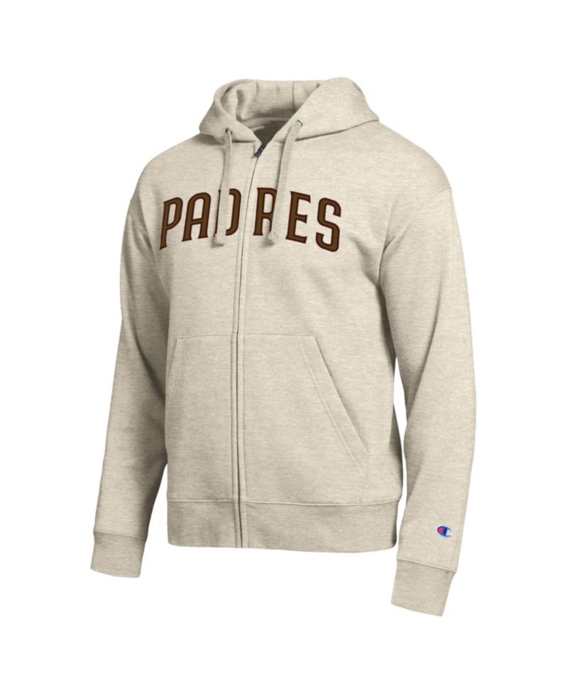 Men's San Diego Padres Sand All-Star Wordmark Full-Zip Hoodie