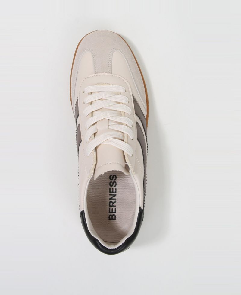 Women's Lilliann Mixed Panel Lace-Up Sneakers