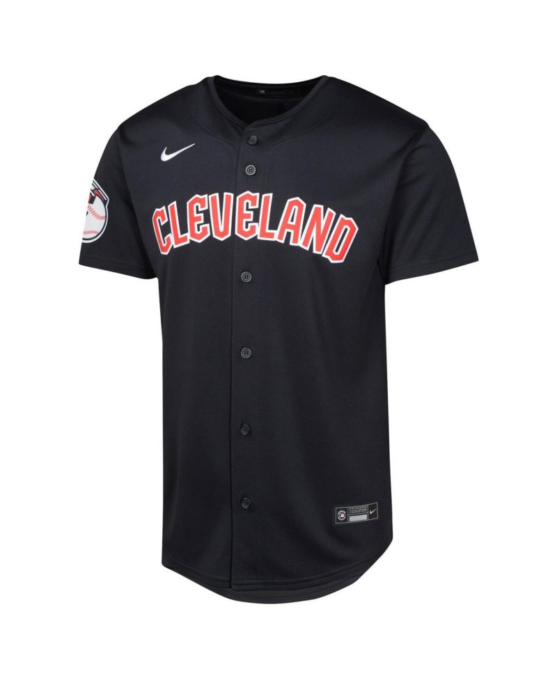 Big Boys and Girls Navy Cleveland Guardians Alternate Limited Jersey