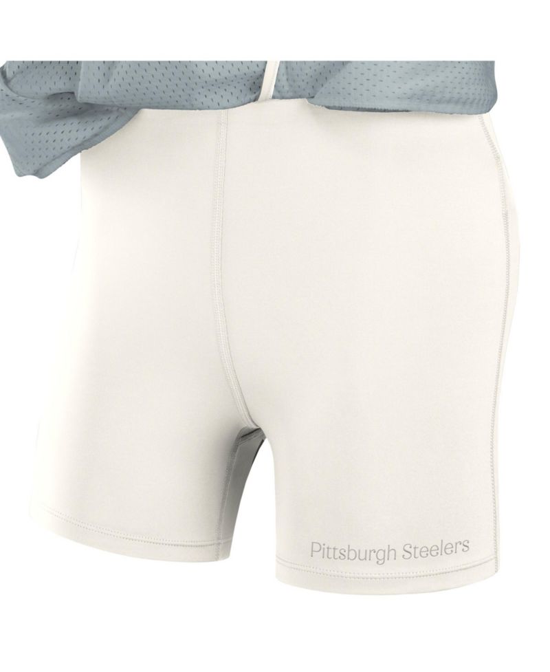 Women's Gray Pittsburgh Steelers Studio Wellness Skort