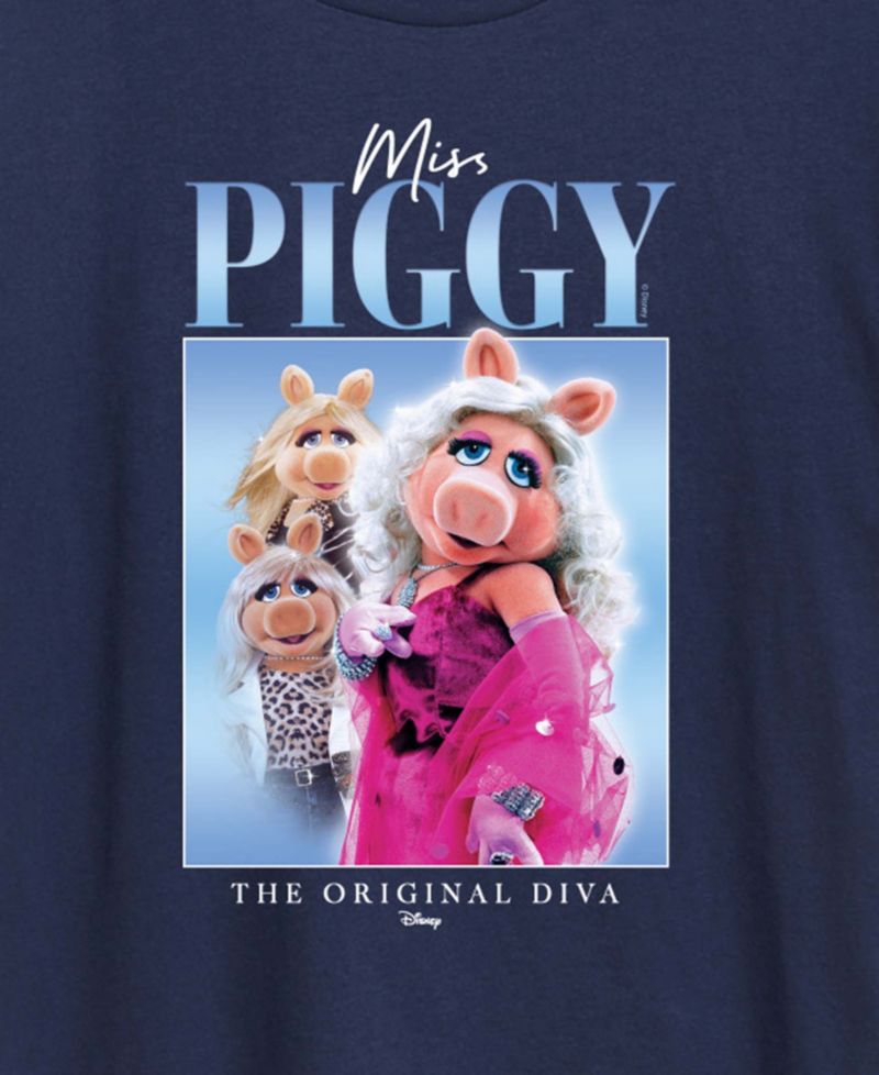 Plus Size the Muppets Miss Piggy Original Diva Short-Sleeve Graphic T-Shirt