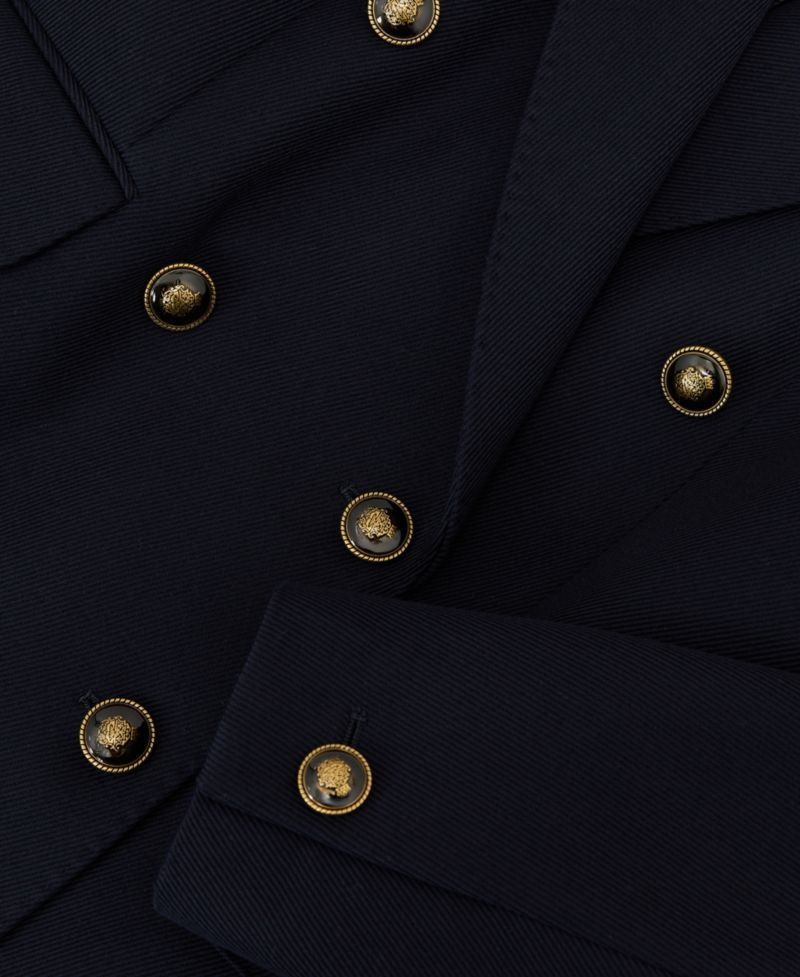 Women's Lauryn Double-Breasted Wool-Blend Blazer