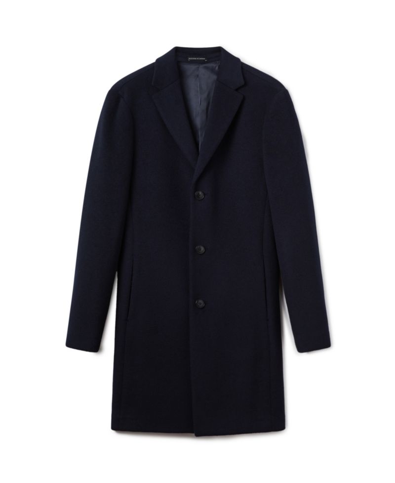 Men's Gable Wool-Blend Single-Breasted Overcoat