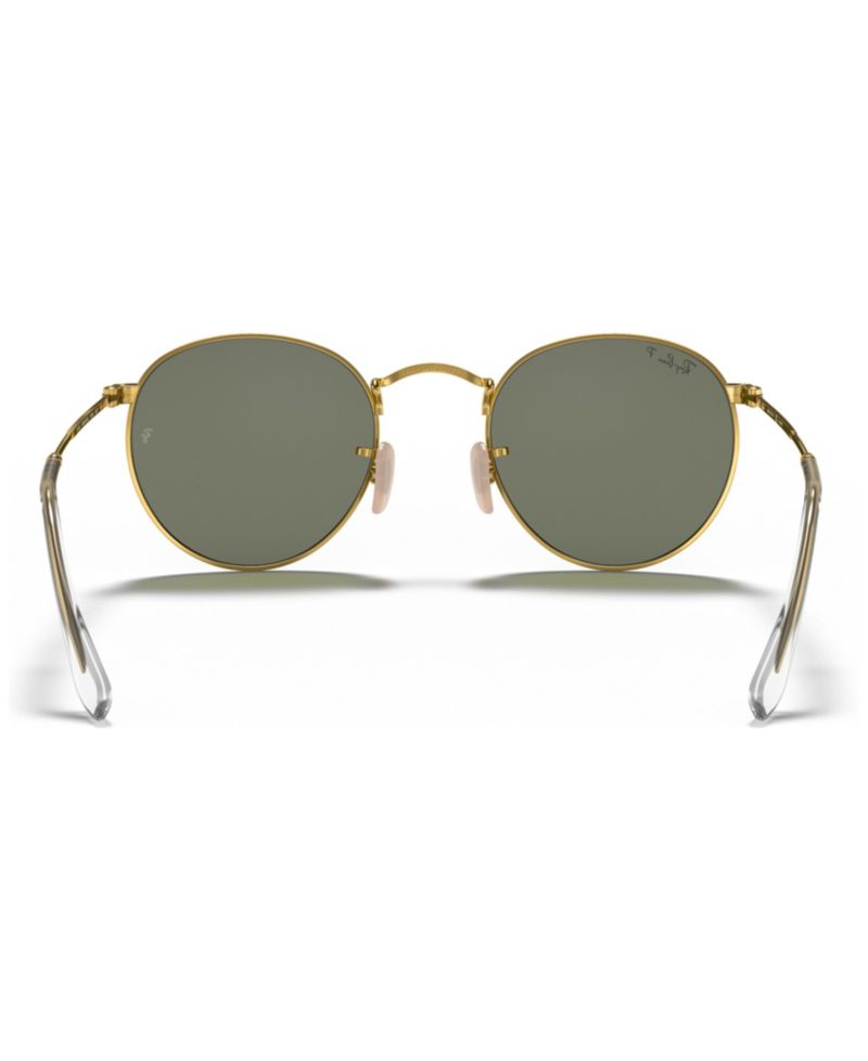 ROUND METAL Polarized Sunglasses, RB3447 50