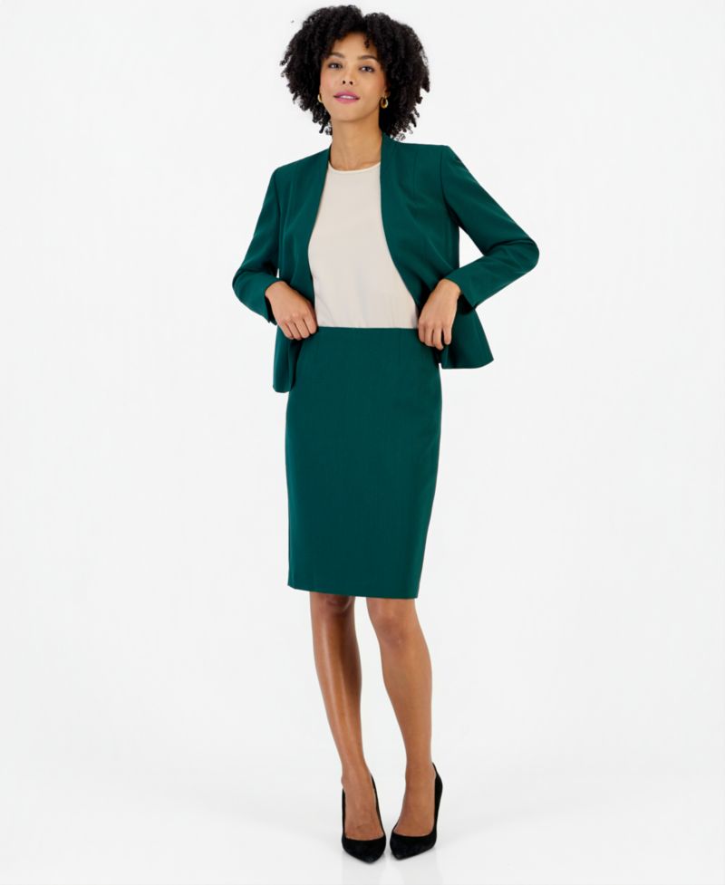 Women's Slim Pencil High-Waisted Knee-Length Skirt