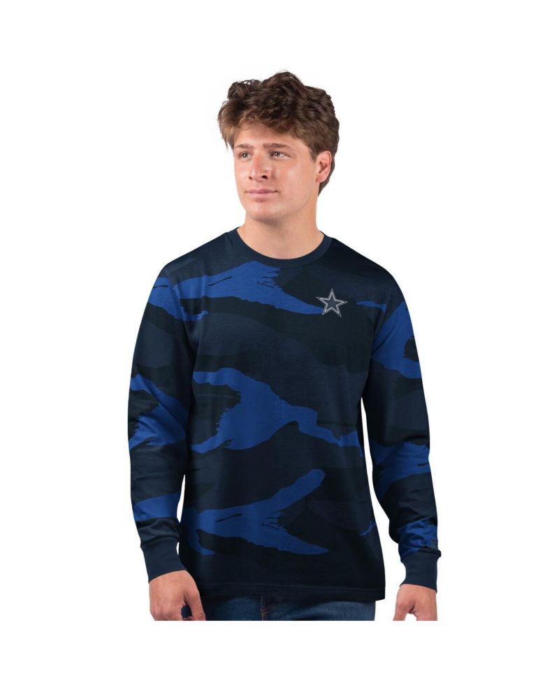 Men's Navy Dallas Cowboys Thursday Night Gridiron Long Sleeve T-Shirt