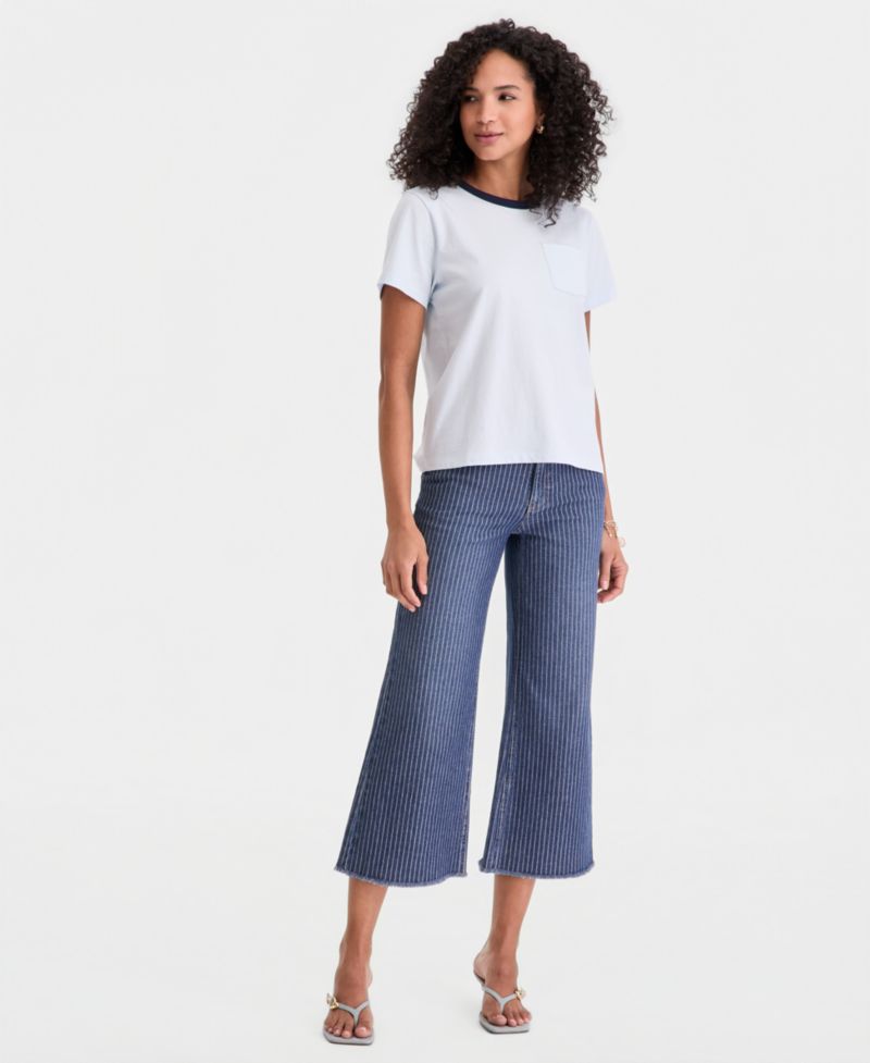 Trendy Plus Size Everyday Pocket T-Shirt