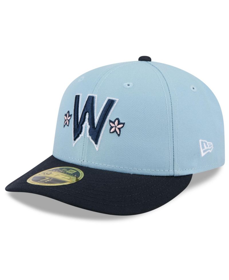 Men's Black Washington Nationals 2025 City Connect Low Profile 58FIFTY Fitted Hat