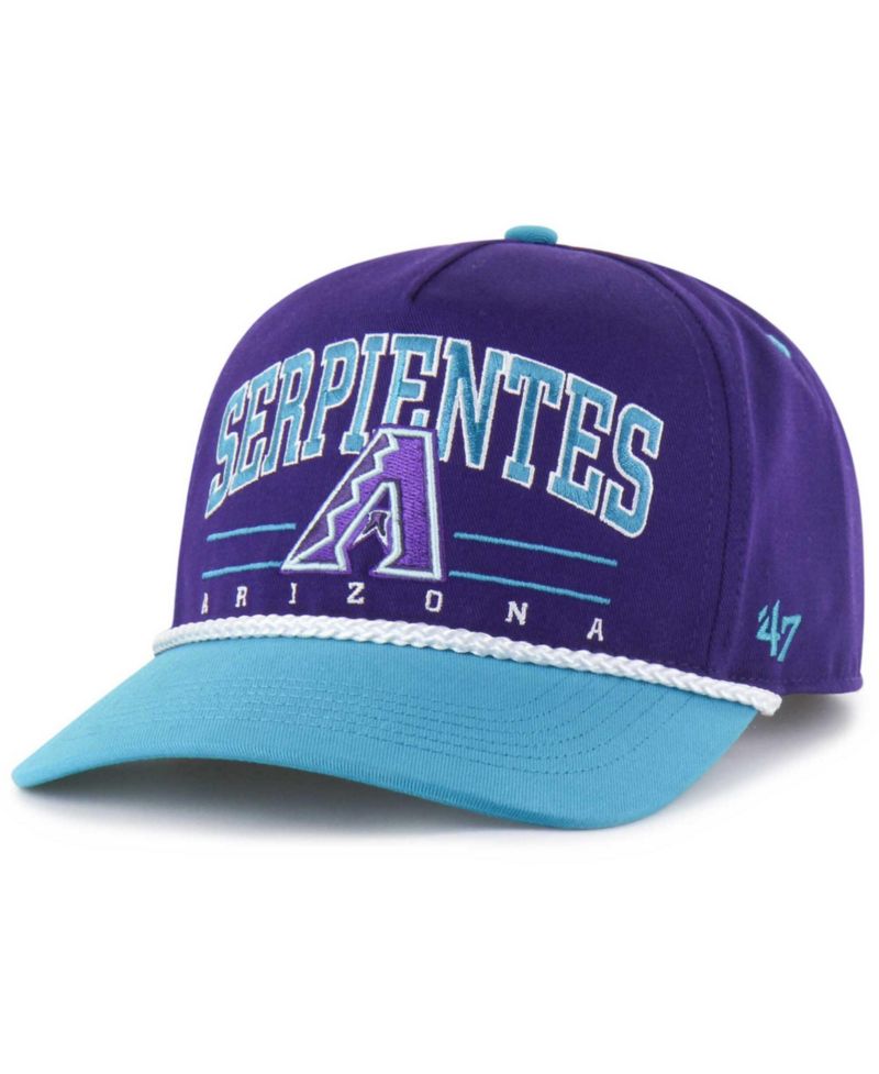 Men's '47 Purple Arizona Diamondbacks City Connect Roscoe Rope Hitch Adjustable Hat