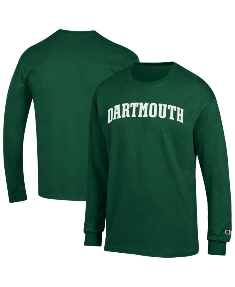 Men's Green Dartmouth Big Green Basic Arch Long Sleeve T-Shirt