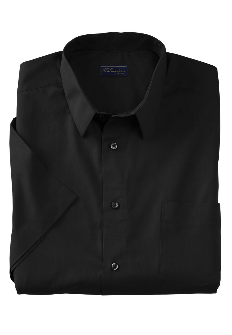 Men's Wrinkle-Free Short-Sleeve Dress Shirt