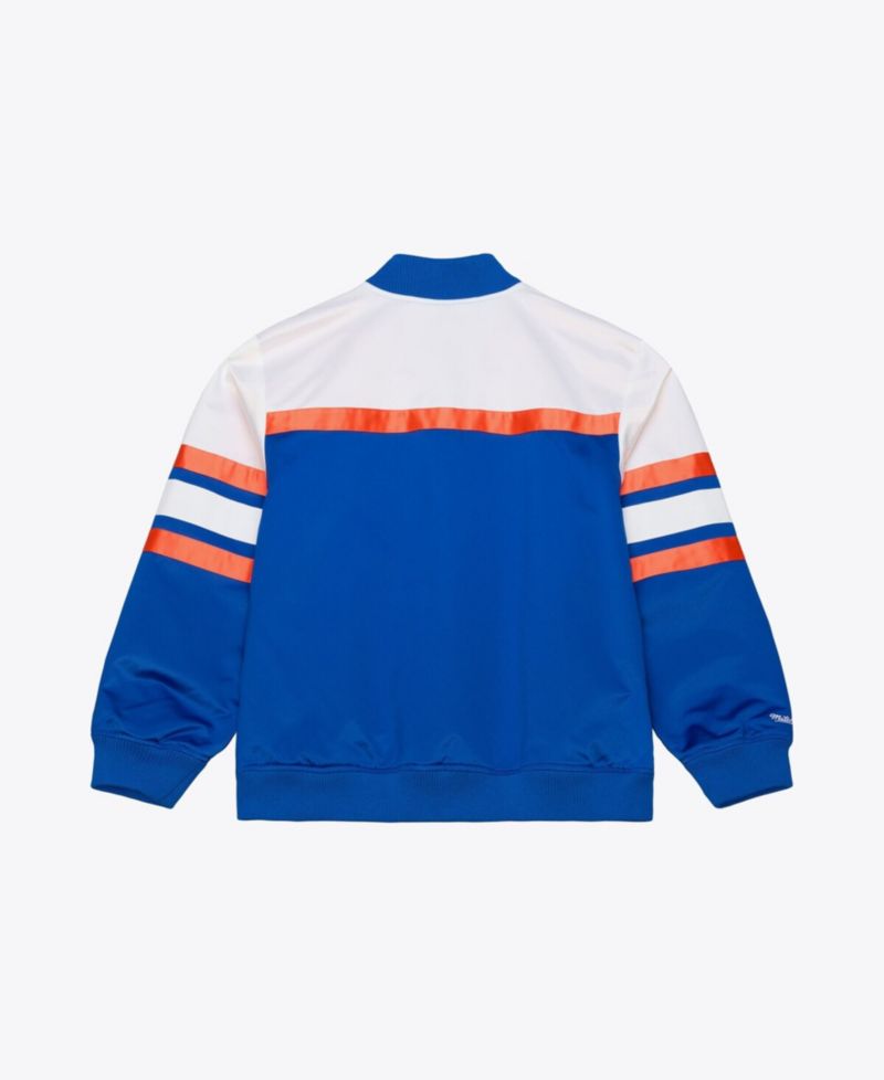Men's Royal Denver Broncos Head Coach Lightweight Full-Snap Satin Jacket