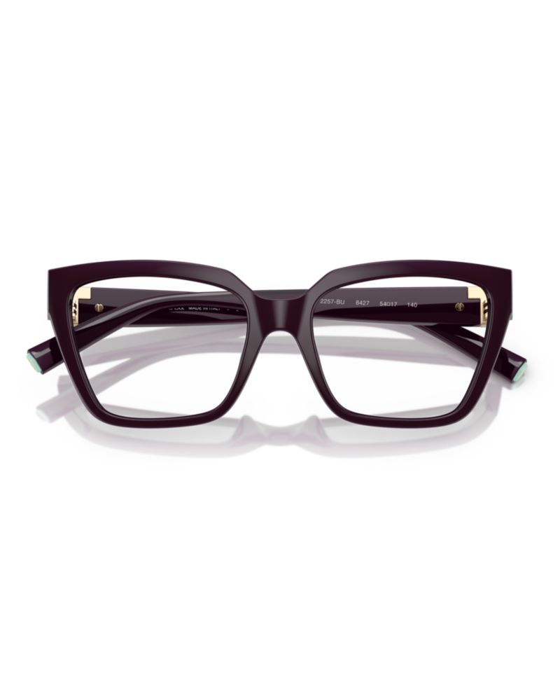 Woman Square Plastic TF2257BU Eyeglasses