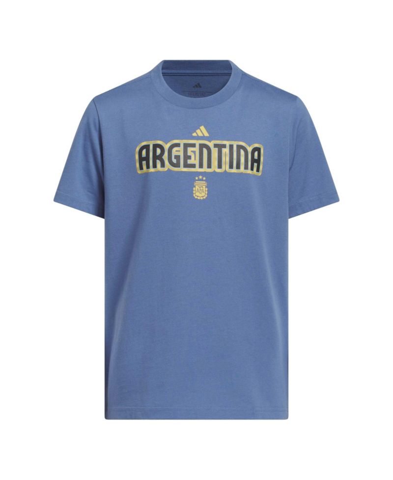 Big Boys and Girls Blue Argentina National Team Jersey Hook T-Shirt